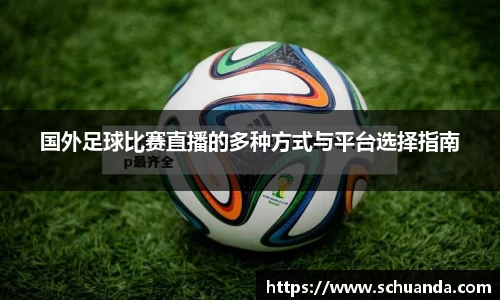 国外足球比赛直播的多种方式与平台选择指南