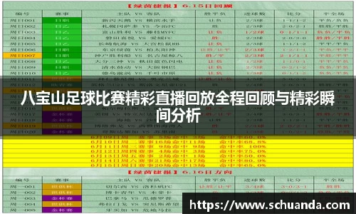 八宝山足球比赛精彩直播回放全程回顾与精彩瞬间分析